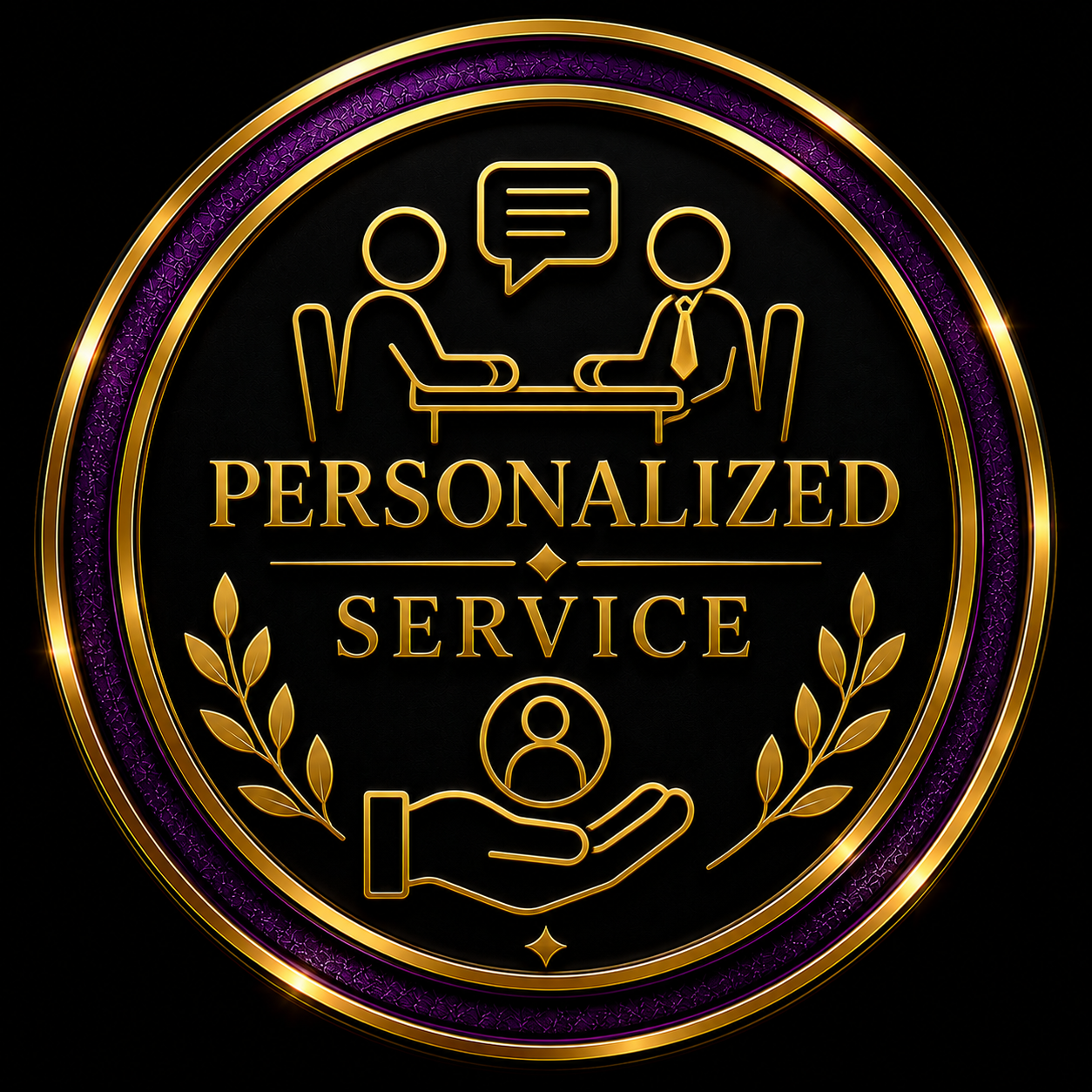 Personalized service icon